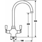 cda-monobloc-dual-lever-nickel-kitchen-sink-mixer-tap-tt41ni-