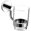 Chrome dual-handle bath mixer with shower outlet