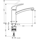 hansgrohe-focus-m41-brushed-steel-kitchen-sink-mixer-tap-31806800-