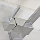 Modern stainless steel undermount sink setup