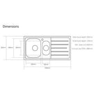 caple-lyon-150-15-bowl-satin-stainless-steel-kitchen-sink-lhd-ly150ssl-