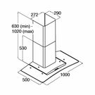 cda-100cm-curved-glass-extractor-hood---stainless-steel-ecp102ss-