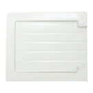 White ceramic drainer board for sinks