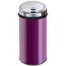 inmotion-42l-purple-stainless-steel-auto-sensor-kitchen-waste-dust-bin-