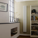 Radiator cover cabinet with lattice design
