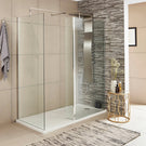 hudson-reed-wetroom-shower-return-screen-215mm-with-chrome-support-bar---wrsb250-