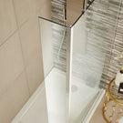 hudson-reed-wetroom-shower-return-screen-215mm-with-chrome-support-bar---wrsb250-