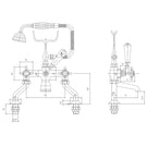hudson-reed-topaz-white-crosshead-hexagonal-collar-wall-mount-bath-shower-mixer-tap---bc304hxwm-