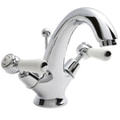 hudson-reed-topaz-white-lever-dome-collar-basin-mixer-tap---bc305dl-