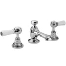 hudson-reed-topaz-white-lever-hexagonal-collar-3-hole-basin-mixer-tap--waste---bc307hl-