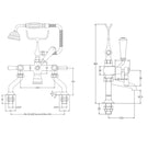 hudson-reed-topaz-black-lever-dome-collar-bath-shower-mixer-tap--shower-kit---bc404dl-