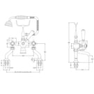 hudson-reed-topaz-black-crosshead-hexagonal-collar-bath-shower-mixer-tap--shower-kit---bc404hx-