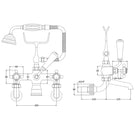 hudson-reed-topaz-black-crosshead-hexagonal-collar-wall-mount-bath-shower-mixer-tap---bc404hxwm-