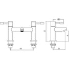 nuie-series-2-lever-bath-mixer-tap---fj313-