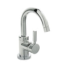 hudson-reed-tec-single-lever-small-basin-mixer-tap--push-button-waste---pn386-