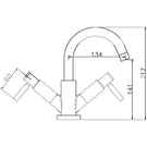 hudson-reed-tec-lever-swivel-spout-basin-mixer-tap--waste---tel315-