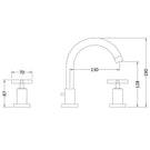 hudson-reed-tec-crosshead-swivel-spout-3-hole-basin-mixer-tap--pop-up-waste---tex337-