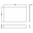 hudson-reed-fusion-gloss-grey-750mm-bath-end-panel--plinth---off971-