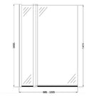 hudson-reed-square-bath-screen-with-fixed-panel---nssq1-