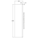 nuie-straight-350mm-fixed-bath-screen---nssf1-