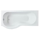 nuie-curved-p-shape-1700mm-shower-bath-lh-fixed-screen--white-panel-
