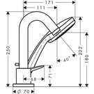 hansgrohe-logis-chrome-3-hole-rim-mounted-single-lever-bath-mixer-tap-