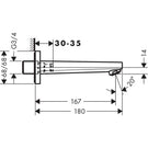 hansgrohe-metropol-chrome-bath-spout-167mm-