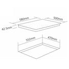 caple-58cm-stainless-steel-gas-hob-c706g-