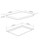 caple-580mm-black-gas-on-glass-hob-c744g-