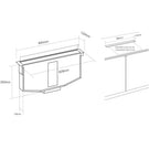 caple-stainless-steel-12cm-flip-downdraft-dd903bk-