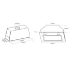 caple-silver-grey-286cm-built-under-telescopic-hood-buch-