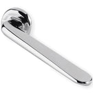 Chrome handheld shower head with wall mount