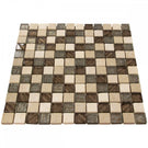 luxury-textured-brown-iridescent-glass--ivory-stone-mosaic-wall-tiles-sheet-8mm-