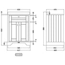 hudson-reed-old-london-timeless-sand-600mm-black-marble--3th-basin-unit-lof424-