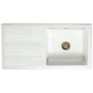 Brass sink drain plug for farmhouse sink
