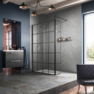 hudson-reed-black-frame-wetroom-shower-screen--support-bar-1400x1950x8mm-wrsf14-
