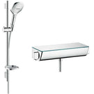 hansgrohe-ecostatthermostatics-select-650mm-chrome-white-combi-set--hand-shower-