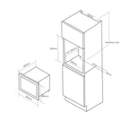 caple-595cm-classic-built-in-black-glass-microwave-and-grill-cm123bk-