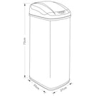 inmotion-52l-brushed-ss-auto-automatic-sensor-kitchen-waste-dust-bin-