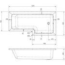 nuie-square-l-shape-1700mm-shower-bath-rh-fixed-screen--white-panel-