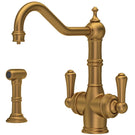 perrin--rowe-aquitaine-dual-lever-aged-brass-sink-filter-tap--rinse---1570ab-