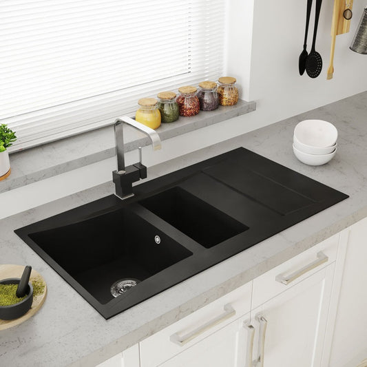 astini-xeron-15-bowl-black-smc-synthetic-reversible-kitchen-sink-waste--tap-