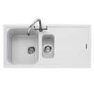 caple-veis-150-15-bowl-chalk-white-granite-kitchen-sink--waste-