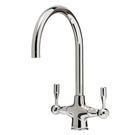 caple-leval-chrome-twin-lever-kitchen-sink-mixer-tap-lev3ch-