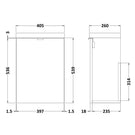 hudson-reed-fusion-gloss-grey-400mm-wall-hung-1-door-vanity-unit--basin---cbi937-