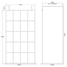 hudson-reed-black-frame-wetroom-shower-screen-with-support-arm--1200x1950x8mm-feet---bfaf11-