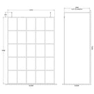hudson-reed-black-frame-wetroom-shower-screen-with-support-arm--feet-1400x1950x8mm---bfaf14-