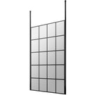 hudson-reed-black-frame-wetroom-shower-screen--ceiling-posts-1100x1950x8mm---bfcp11-
