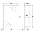 hudson-reed-athena-gloss-grey-mist-450mm-single-mirror-cabinet-180mm-deep---ofg416-