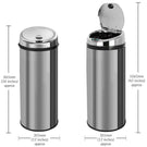 Pair of stainless steel water filter cartridges